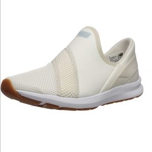 New Balance White Slip On Sneakers